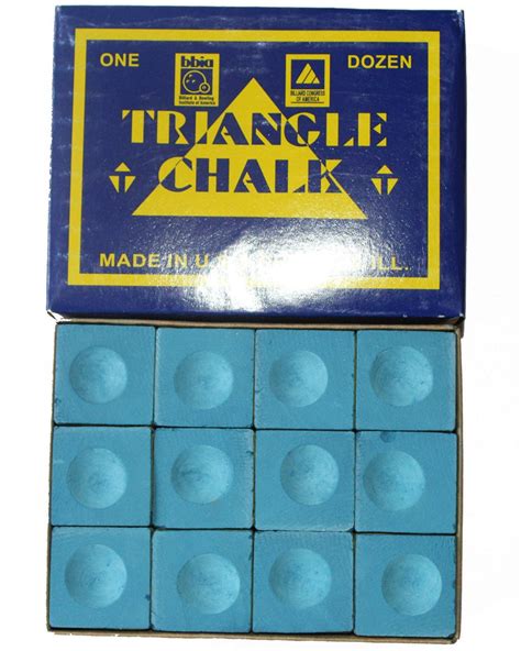 Buy Online Triangle Pool/Snooker Chalk Set 12 Pcs | Nineballs – 9BallsIndia