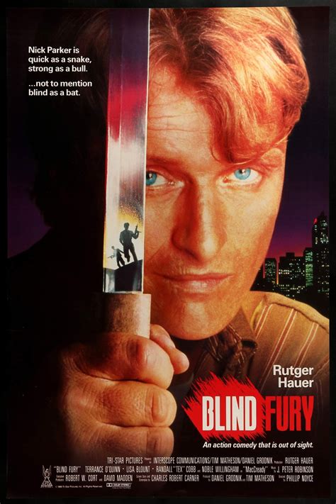 Blind Fury (1989) One-Sheet Movie Poster - Original Film Art - Vintage Movie Posters