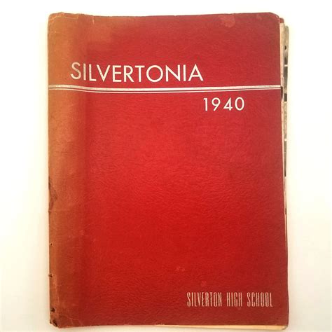 Silverton High School [Oregon] Yearbook 1940 Silvertonia Marion County