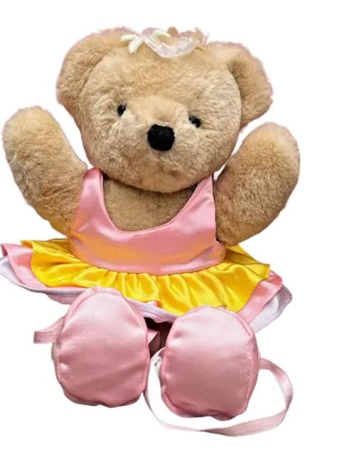 RARE VINTAGE 1987 Dakin Dancer Love Girl Teddy Bear 10" Plush Stuffed Animal Toy $19.75 - PicClick
