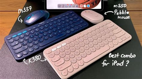 Logitech keyboard & mouse combo for iPad - pink/blue K380 & m337 or ...