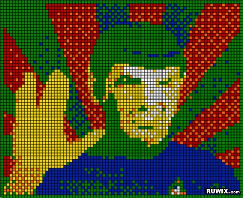 Rubikubism - Rubik's Cube Pixel Art Mosaics