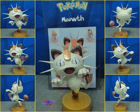 Jolly Meowth Papercraft by BRSpidey on DeviantArt