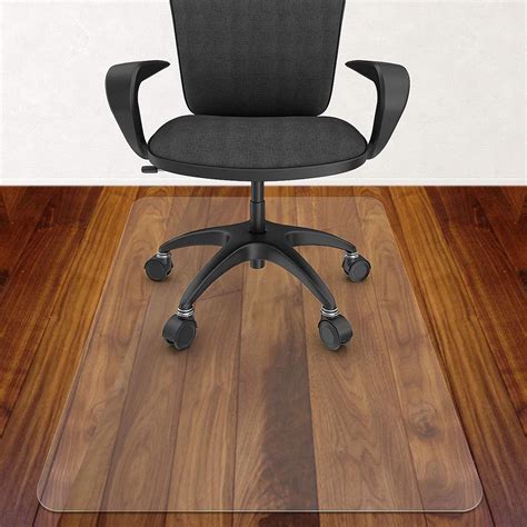 Azadx Office Chair Mat for Hardwood Floor 36 X 48, Plastic Mat for Office Chair Easy Glide on ...