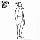 Buddy The Elf Coloring Pages Free To Print  XColoringscom sketch template