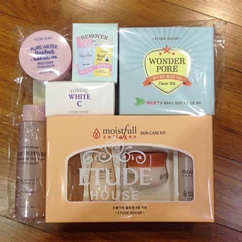 Etude House Skincare Kit, Beauty & Personal Care, Bath & Body, Body Care on Carousell