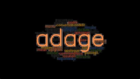 ADAGE: Synonyms and Related Words. What is Another Word for ADAGE ...