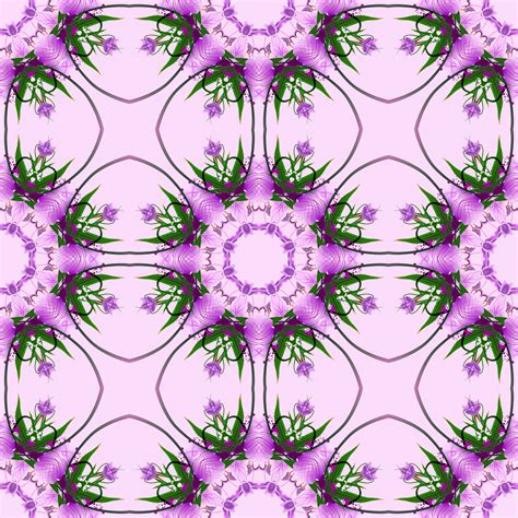 Floral Wallpaper Pattern Purple Free Stock Photo - Public Domain Pictures