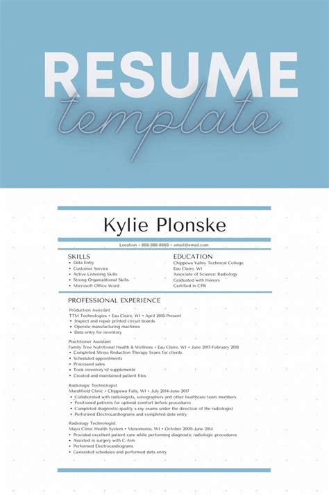 Use a resume template & stop stressing about designing your own | Cover letter template, Resume ...