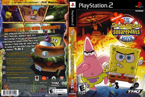 SpongeBob SquarePants - The Movie PS2 cover