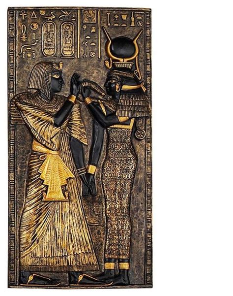 Ancient Egyptian Classics Isis Queen Wall Decor Stele Plaque ...