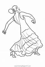 Coloring Pictures Of Dancers  Vrogueco sketch template