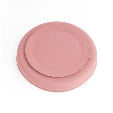 Silicone Plate & Cutlery Set- Pink – Popup Kids