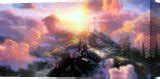 Thomas Kinkade The Cross painting anysize 50% off - The Cross painting for sale