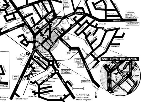 Pocklington History - Town Map