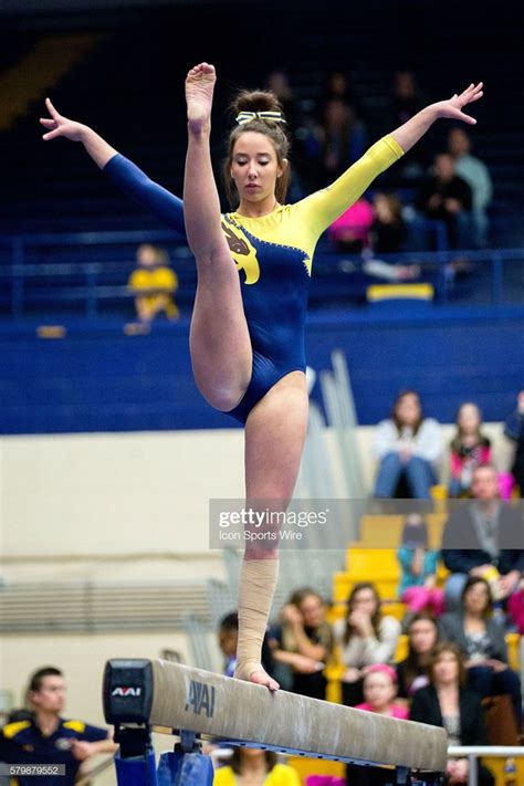 Kent State Golden Flashes Kennedy Plude competes on the Balance Beam ...