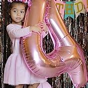 Amazon.com: Tellpet Number 9 Balloon, 9th Birthday Party Decorations for Girls Bday Party ...