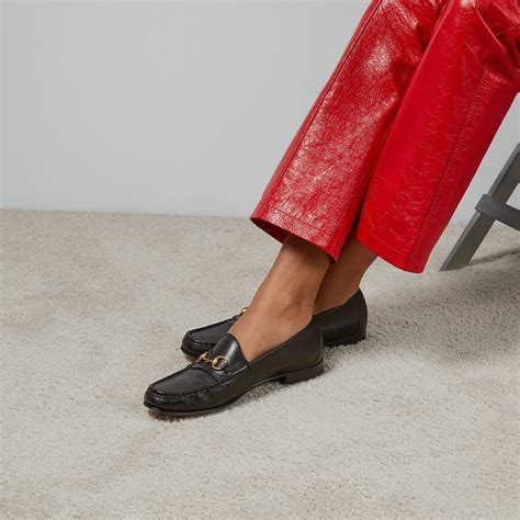 Women's Horsebit 1953 loafer in black leather | GUCCI® Australia