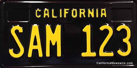 Calif. Black License Plates Return: DMV Now Processing Iconic Plates ...