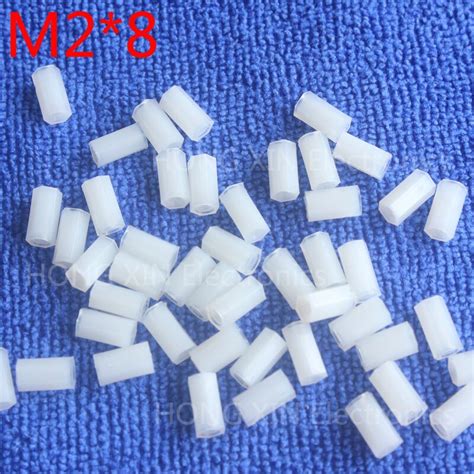 M2*8 1pcs White nylon Standoff Spacer Standard M2 Female Female 8mm ...