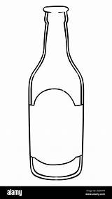 Glass bottle Without Cap And label Ready To coloring Activities  sketch template