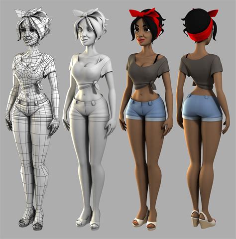 3ds Max Character Creation | Character modeling, Character design, 3d ...