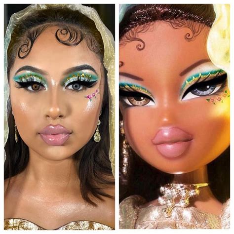 Creative Makeup Looks / Bratz Doll Makeup | Doll makeup, Bratz doll ...