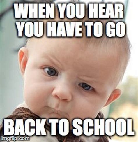 Funny Back To School Memes For Kids