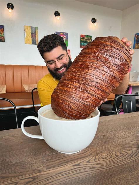 Houston halal bakery is making comically large croissants and coffee