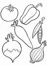 Kleurplaat Groente 7301 Kleurplaten Vegetable Coloring Pages  sketch template