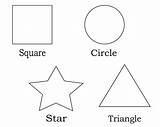 Shapes coloring sketch template