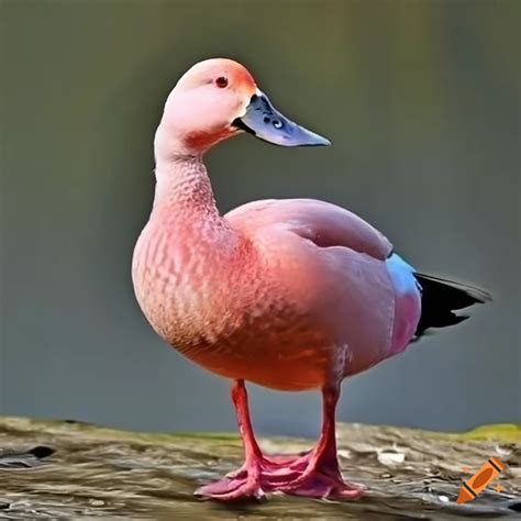 Pink-headed duck on Craiyon