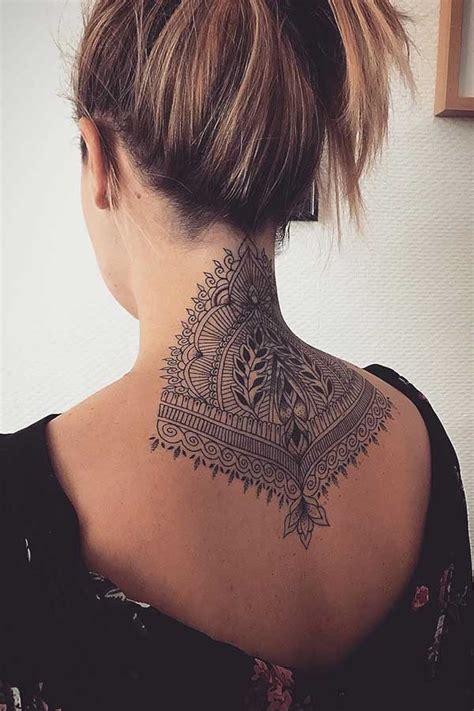 Small Lotus Flower Tattoo Back Of Neck | Best Flower Site