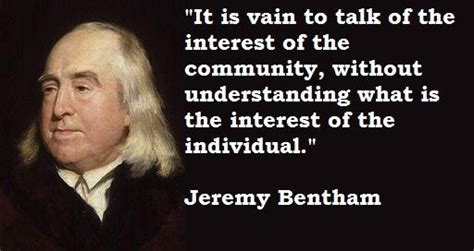 Jeremy Bentham's quotes, famous and not much - QuotationOf . COM