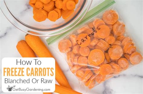 How To Freeze Carrots (With Or Without Blanching)