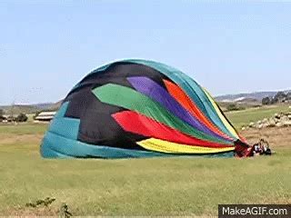 Hot Air Balloon Deflating on Make a GIF