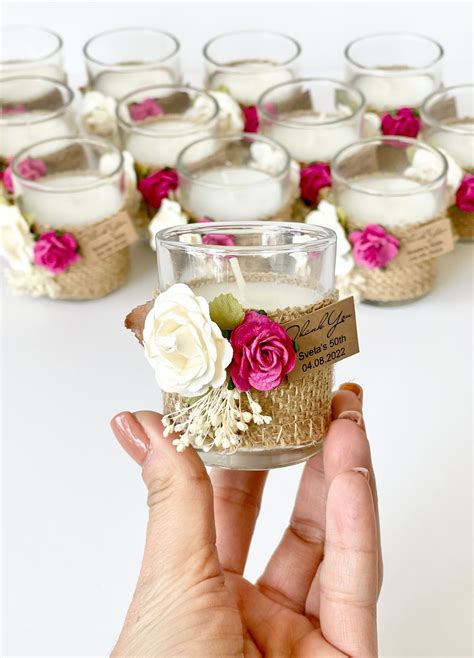 Candle party favors – Artofit