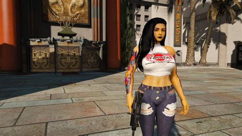 Yakuza girl (based on Mai Shiranui) [Add-On Ped] - GTA5-Mods.com