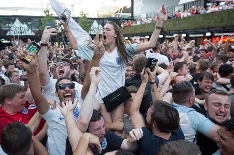 All the best England fan celebration videos so far as Three Lions prepare for quarter-final ...