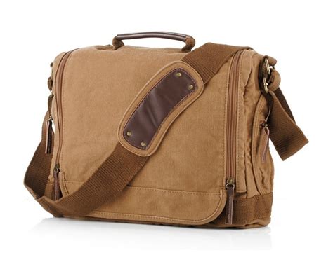 Shoulder school bag, men canvas satchels - YEPBAG