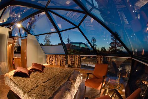Watch the Northern Lights from Glass Igloos at Hotel Kakslauttanen, Finland - Homeli
