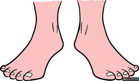 How to Draw Feet – Really Easy Drawing Tutorial