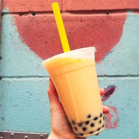 Mango Boba Recipe with Pearls or Popping Boba | Recipe in 2022 | Boba ...