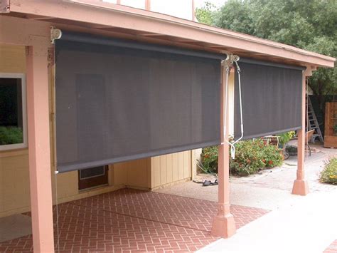 Roll Down Patio Shades Phoenix | AAA Sun Control in 2024 | Patio shade, Exterior blinds, Patio ...