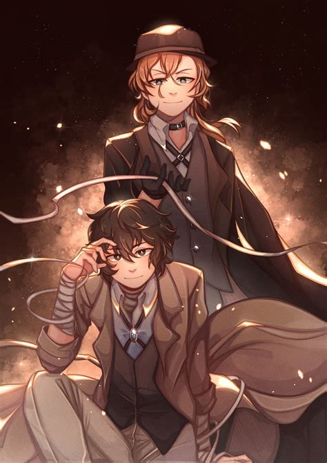 Soukoku Dazai Osamu and Chuuya Nakahara Print - Etsy