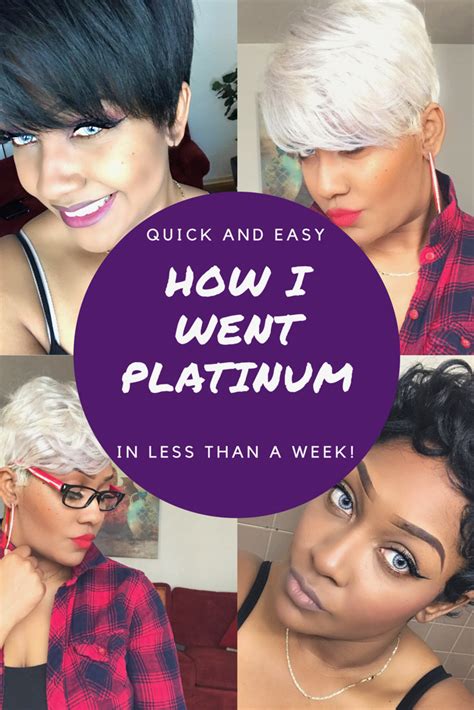 Watch me go from jet black hair to platinum in just 1 week with no ...