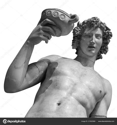 Dionysis Statue - This statue depicting dionysos, god of wine and theater, is one of very few ...