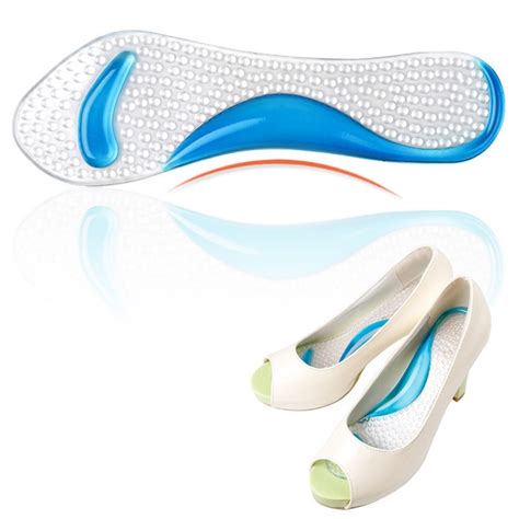 Gel Insoles Foot Care Women High Heels 3/4 Insole Arch Support Silicone Insoles Pads Silicone ...