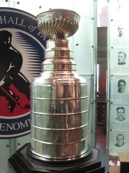 Stanley Cup (in its home at the Hockey Hall of Fame) | Hockey hall of ...