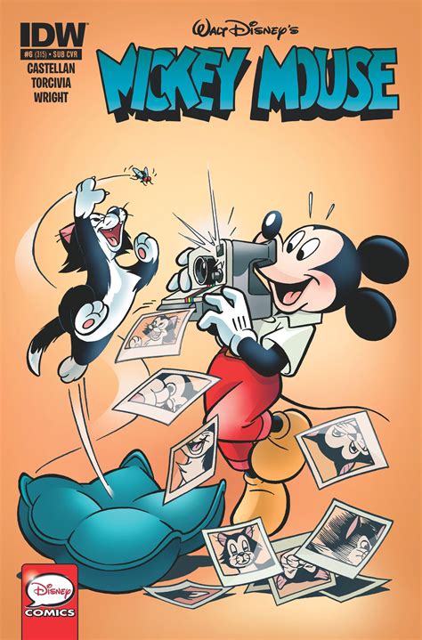 Mickey Mouse #6 (Subscription Variant) Cover | Mickey mouse, Mickey ...